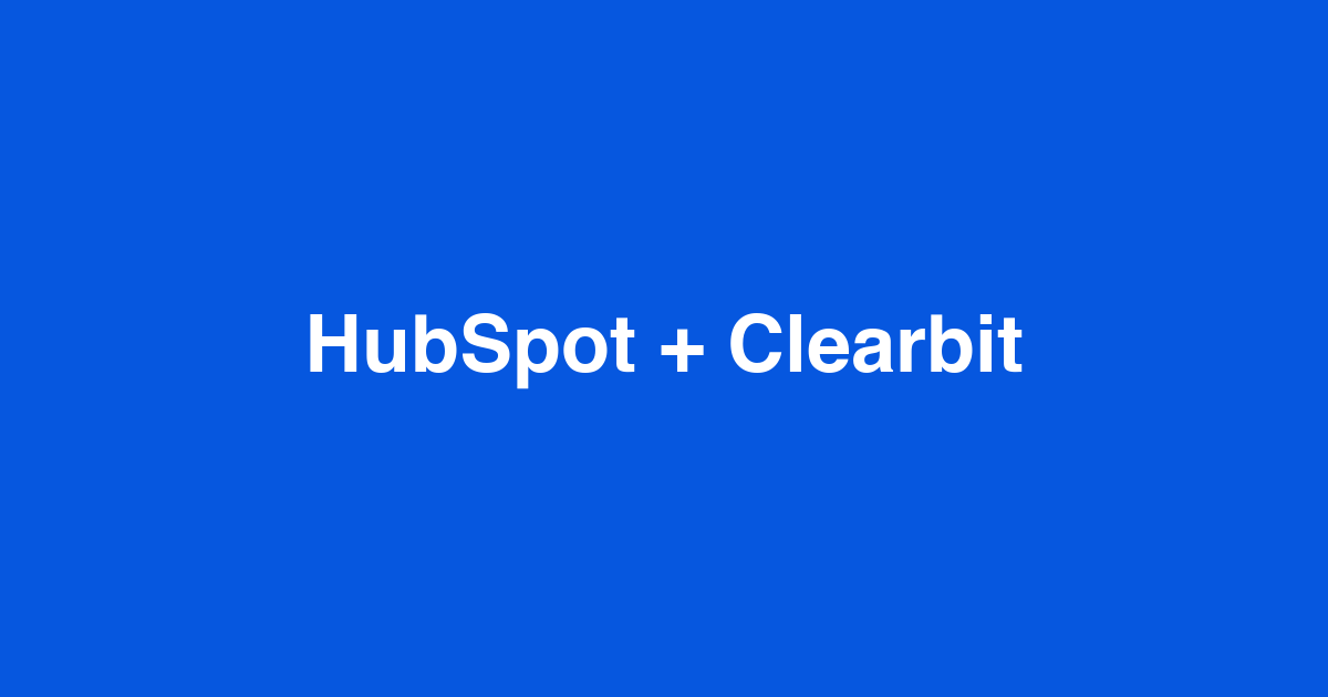 How to identify website visitors with Clearbit Reveal and create HubSpot companies